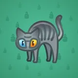 Scared Cat #12624