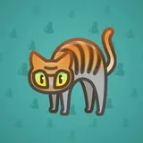 Scared Cat #12867 Scared Cat #12867
