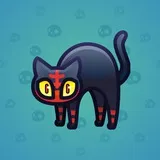 Scared Cat #12872