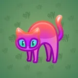 Scared Cat #13055