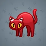 Scared Cat #13102