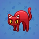 Scared Cat #13180