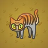 Scared Cat #13278 Scared Cat #13278