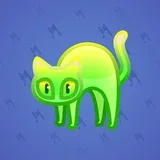 Scared Cat #13326 Scared Cat #13326