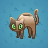 Scared Cat #13733 Scared Cat #13733
