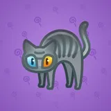 Scared Cat #13756
