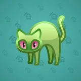Scared Cat #13856