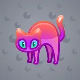 Scared Cat #13946