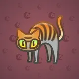 Scared Cat #14068
