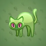 Scared Cat #14075