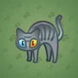 Scared Cat #14115