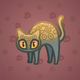 Scared Cat #14305 Scared Cat #14305