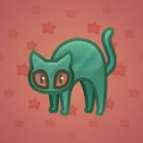 Scared Cat #14384
