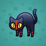 Scared Cat #14395