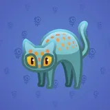 Scared Cat #14536