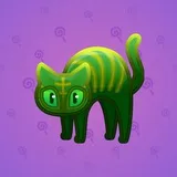 Scared Cat #1457 Scared Cat #1457