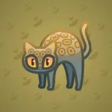 Scared Cat #14687