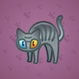 Scared Cat #14882