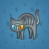 Scared Cat #14909