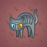 Scared Cat #15028