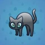 Scared Cat #15069 Scared Cat #15069