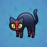 Scared Cat #15677