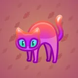 Scared Cat #15994