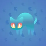 Scared Cat #16070