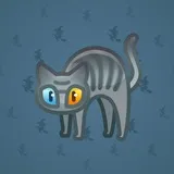 Scared Cat #16085