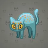 Scared Cat #16436