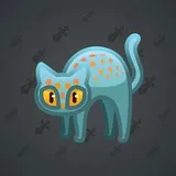 Scared Cat #16669
