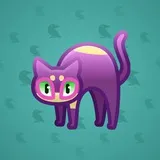 Scared Cat #16673 Scared Cat #16673