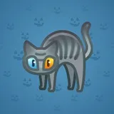 Scared Cat #16678