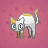 Scared Cat #16751