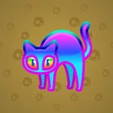 Scared Cat #16890
