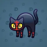 Scared Cat #16914