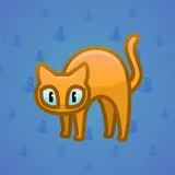 Scared Cat #17005