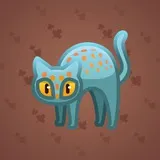 Scared Cat #17039