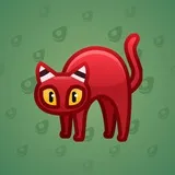 Scared Cat #17176