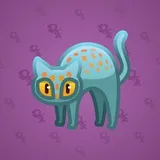Scared Cat #17360