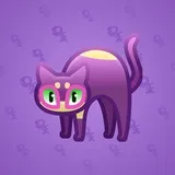 Scared Cat #17480