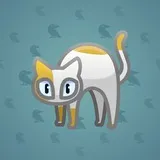 Scared Cat #17493