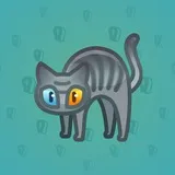 Scared Cat #1816