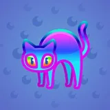 Scared Cat #1821