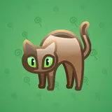 Scared Cat #1987
