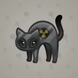 Scared Cat #1990