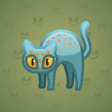 Scared Cat #2041