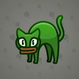 Scared Cat #2467 Scared Cat #2467