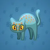 Scared Cat #2513