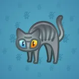 Scared Cat #2690